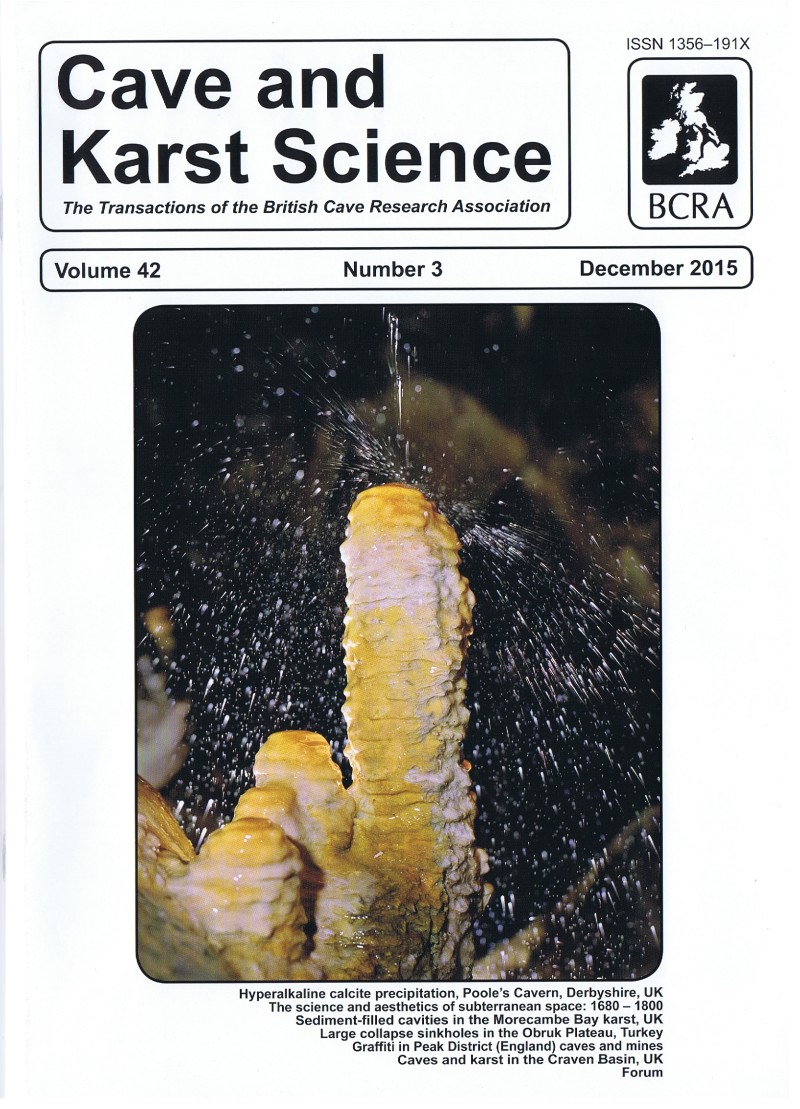 Caves and Karst Science Cover