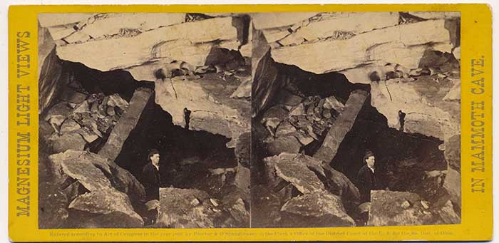 Mammoth Cave Views. No 27, Scotchman's Trap, Charles Waldack, 1866