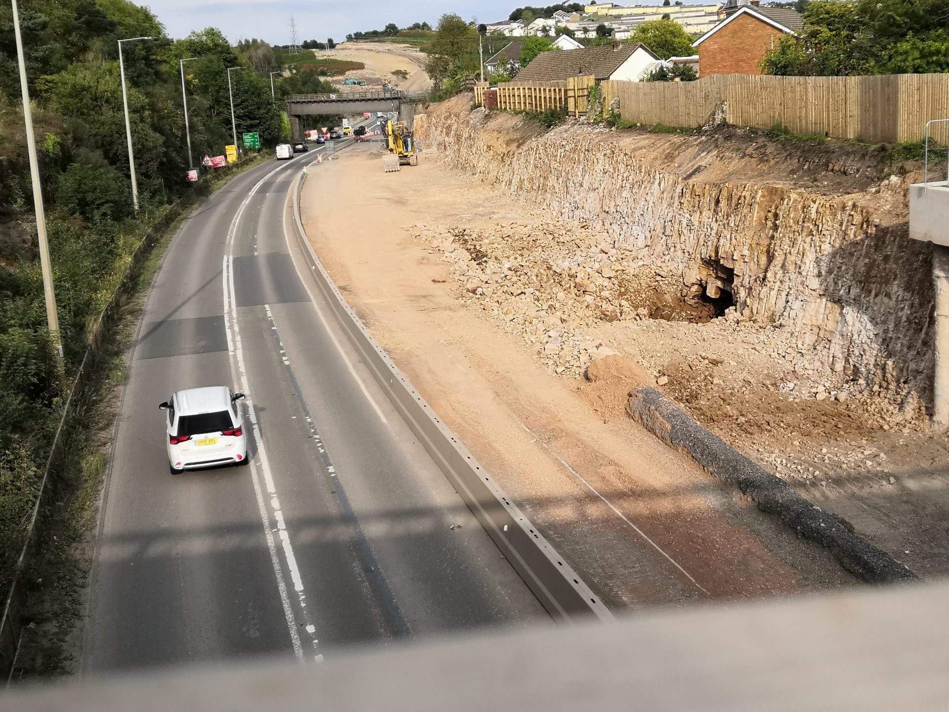 New Cave entrance on the Heads of the Valleys Road